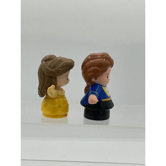 Fisher Price Little People Disney Princess Belle Prince Adam Beauty and The Beas - Picture 2 of 4